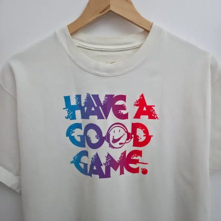 [BUNJANG] Nike GG Short Sleeve T-shirt White / [L] 나이키 GG 반팔티 화이트