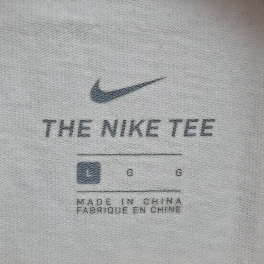[BUNJANG] Nike GG Short Sleeve T-shirt White / [L] 나이키 GG 반팔티 화이트
