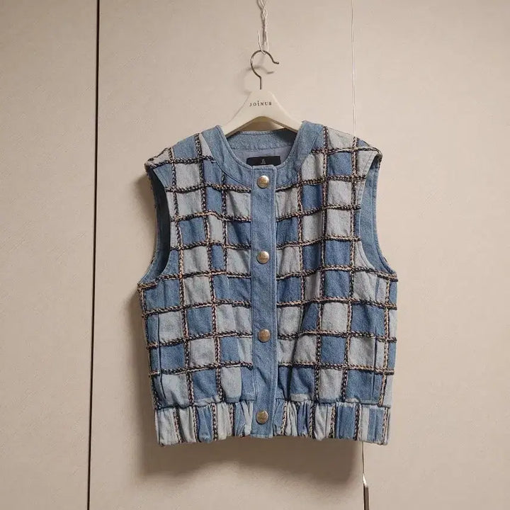 [BUNJANG] Lanvin Collection Denim Vest / 한섬 랑방컬렉션 데님베스트