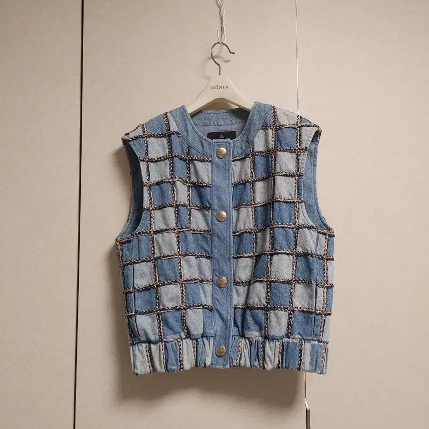 [BUNJANG] Lanvin Collection Denim Vest / 한섬 랑방컬렉션 데님베스트