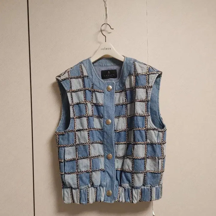 [BUNJANG] Lanvin Collection Denim Vest / 한섬 랑방컬렉션 데님베스트