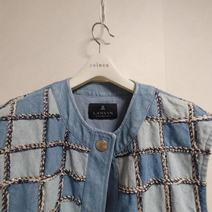 [BUNJANG] Lanvin Collection Denim Vest / 한섬 랑방컬렉션 데님베스트