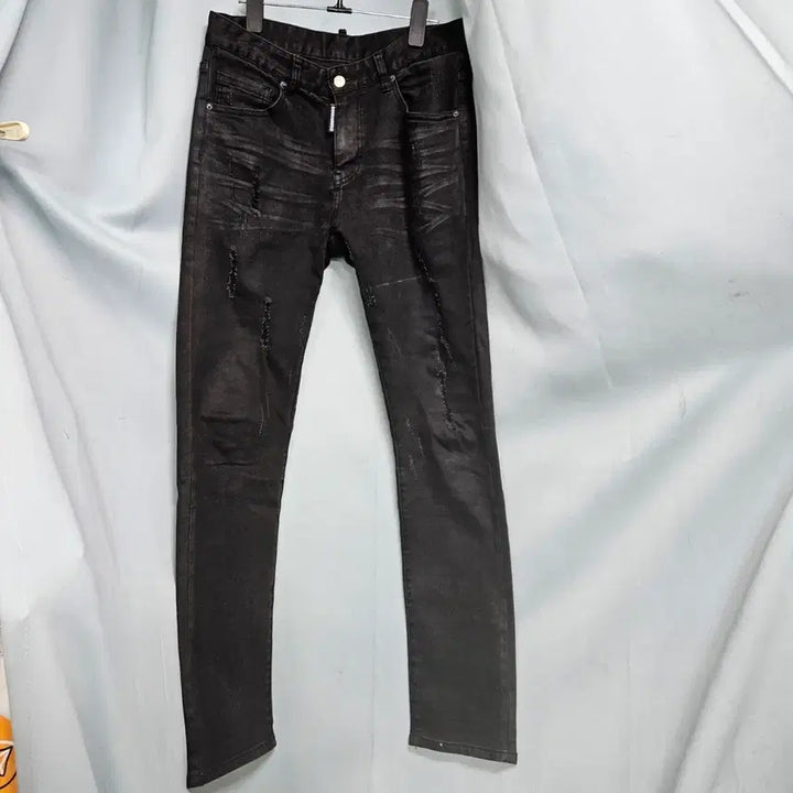 [BUNJANG] Dsquared2 Black Denim Jeans / 디스퀘어드2 블랙 데님 청바지 32