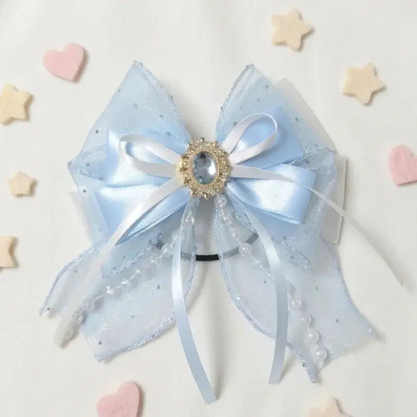 [BUNJANG] QTT Ribbon Blue Heaven PLAVE Fanlight Ribbon / 큐티 응원봉리본 킹블리본 블루 하늘 플레이브 큐스토