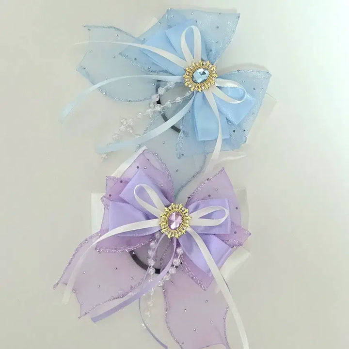 [BUNJANG] QTT Ribbon Blue Heaven PLAVE Fanlight Ribbon / 큐티 응원봉리본 킹블리본 블루 하늘 플레이브 큐스토