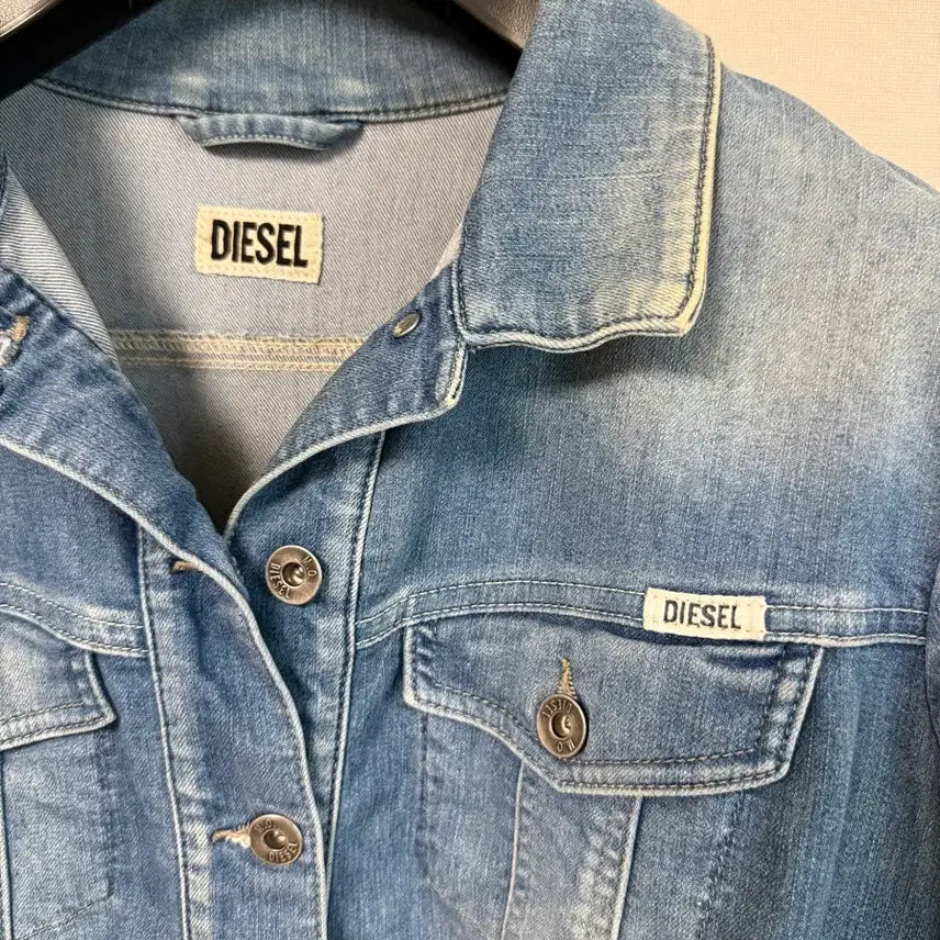 [BUNJANG] DIESEL Genuine Crop Denim Jacket / 디젤(DIESEL) 정품 크롭 데님 자켓