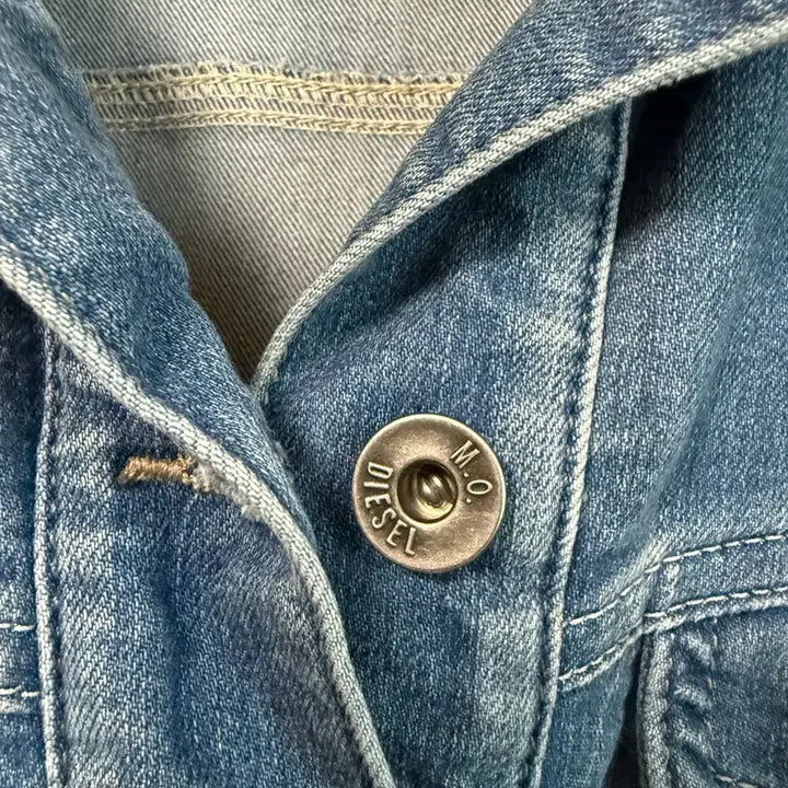 [BUNJANG] DIESEL Genuine Crop Denim Jacket / 디젤(DIESEL) 정품 크롭 데님 자켓
