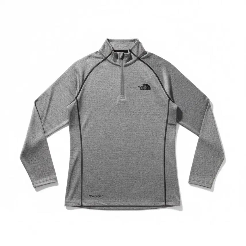 [BUNJANG] The North Face Half-Zip Long Sleeve T-shirt / 여성S/ 노스페이스 반집업 긴팔티 GY 28-91