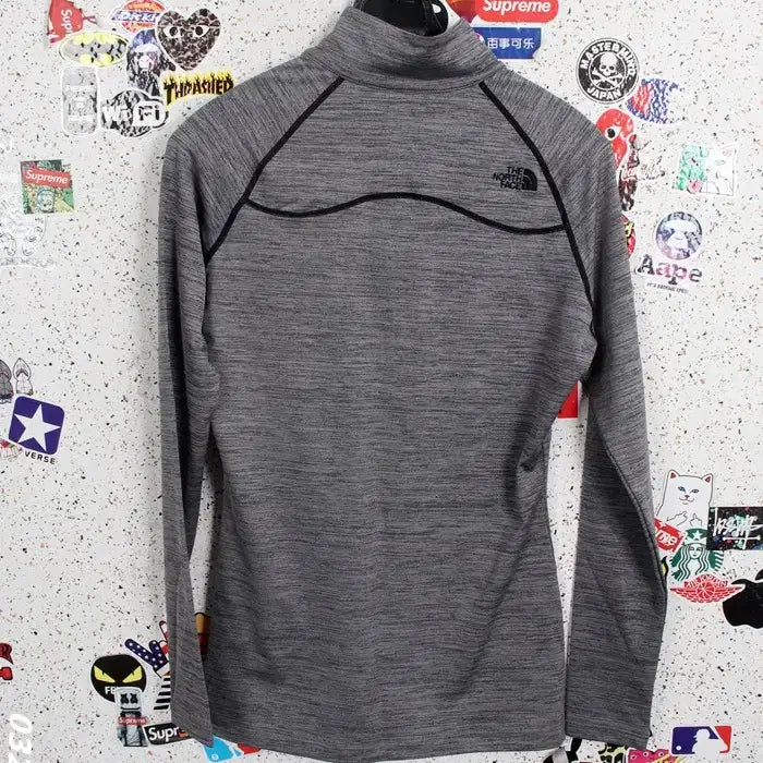 [BUNJANG] The North Face Half-Zip Long Sleeve T-shirt / 여성S/ 노스페이스 반집업 긴팔티 GY 28-91