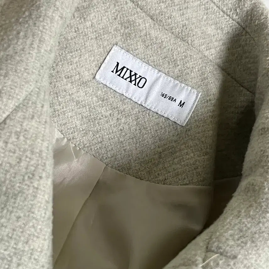 [SOLD OUT] 미쏘 크롭 떡볶이코트 (떡코) 베이지그레이 M