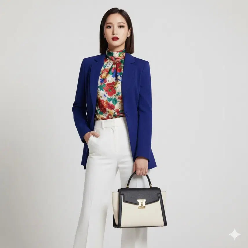 [BUNJANG] ICINOO Royal Blue Avant-garde Jacket / [새상품급] 이신우(ICINOO) 로열블루 아방가르드 재킷 55~66