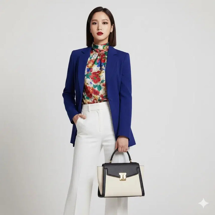 [BUNJANG] ICINOO Royal Blue Avant-garde Jacket / [새상품급] 이신우(ICINOO) 로열블루 아방가르드 재킷 55~66