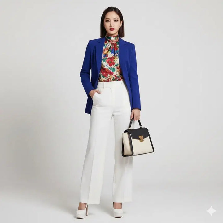 [BUNJANG] ICINOO Royal Blue Avant-garde Jacket / [새상품급] 이신우(ICINOO) 로열블루 아방가르드 재킷 55~66