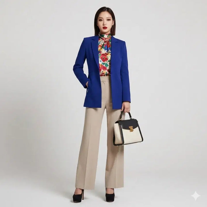 [BUNJANG] ICINOO Royal Blue Avant-garde Jacket / [새상품급] 이신우(ICINOO) 로열블루 아방가르드 재킷 55~66