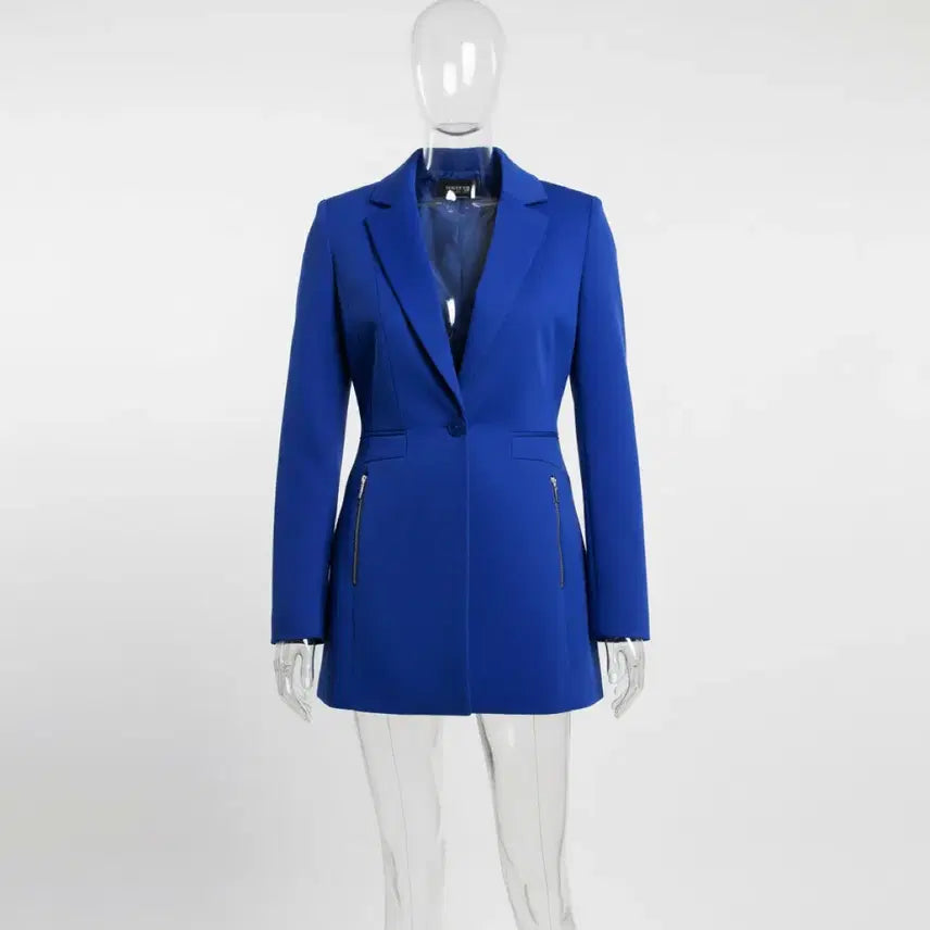 [BUNJANG] ICINOO Royal Blue Avant-garde Jacket / [새상품급] 이신우(ICINOO) 로열블루 아방가르드 재킷 55~66