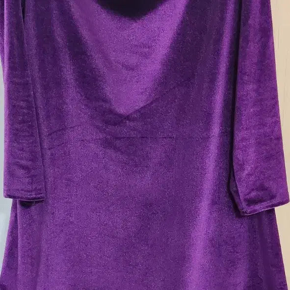 [BUNJANG] Purple Velvet Long Dress / 벨벳 롱 원피스