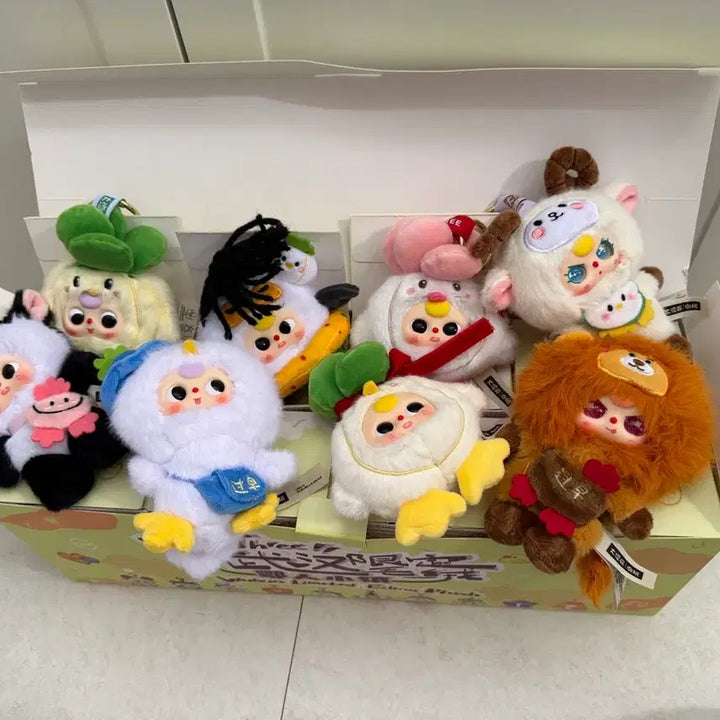 [BUNJANG] Baby Three Wuhan Sound Keychain Bundle Set / 택포)베이비쓰리 우한 소리나는 키링 풀박스 단순개봉 일괄 판매
