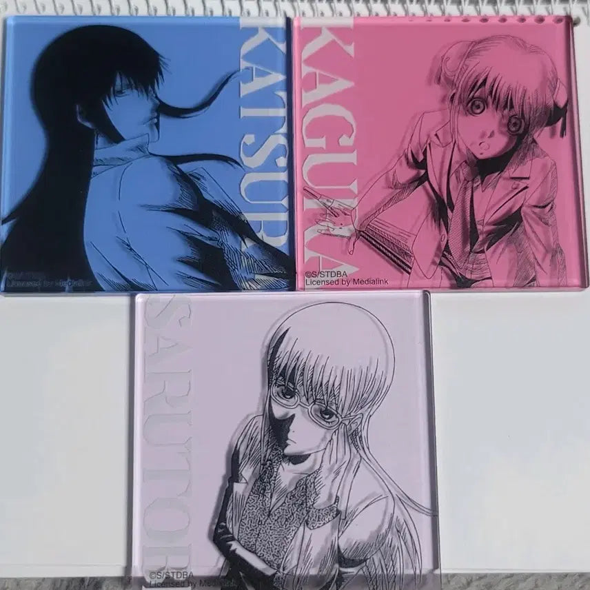 [BUNJANG] Gintama Suit Acrylic Block Bundle Set / 은혼 정장 아크릴 블럭 일괄 양도합니다!