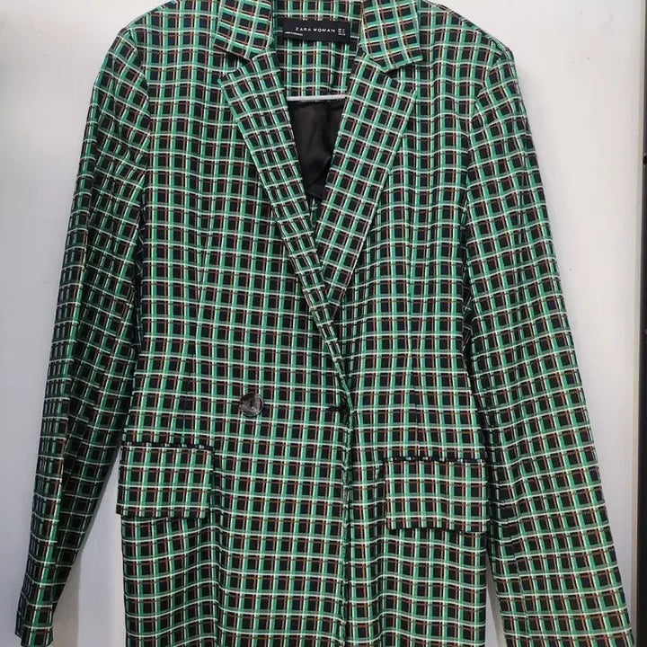 [BUNJANG] M-Line Check Jacket / M자라체크자켓