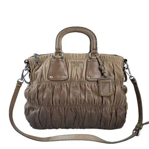 [BUNJANG] Prada Gaufre Nappa Leather Ombre Satchel Bag / 정품 프라다 고프레 나파가죽 옴브레 사첼백