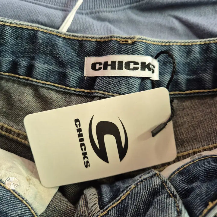 [BUNJANG] CHICKS Balloon Denim Pants (Size M) / (P68) (새상품) CHICKS 칙스 벌룬 데님팬츠