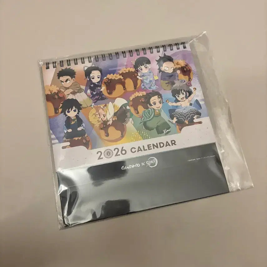[SOLD OUT] (미개봉) 귀멸의 칼날 x 긴다코 2026년 캘린더