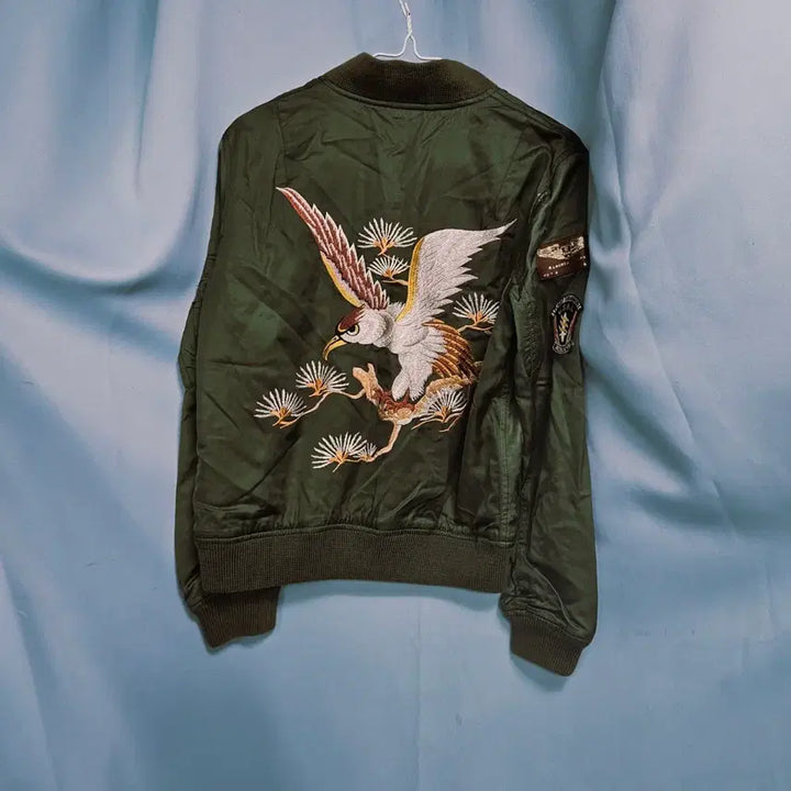 [BUNJANG] Polo Ralph Lauren MA-1 Flight Bomber Jacket XS / 폴로 랄프로렌 카키 항공 MA-1 점퍼 XS