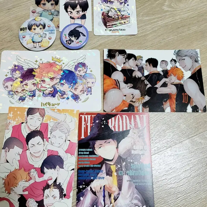 [BUNJANG] Haikyuu! Unofficial Goods Bundle Set / (일괄)하이큐 비공식 굿즈 피규어 가챠 스티커 캔뱃지 엽서