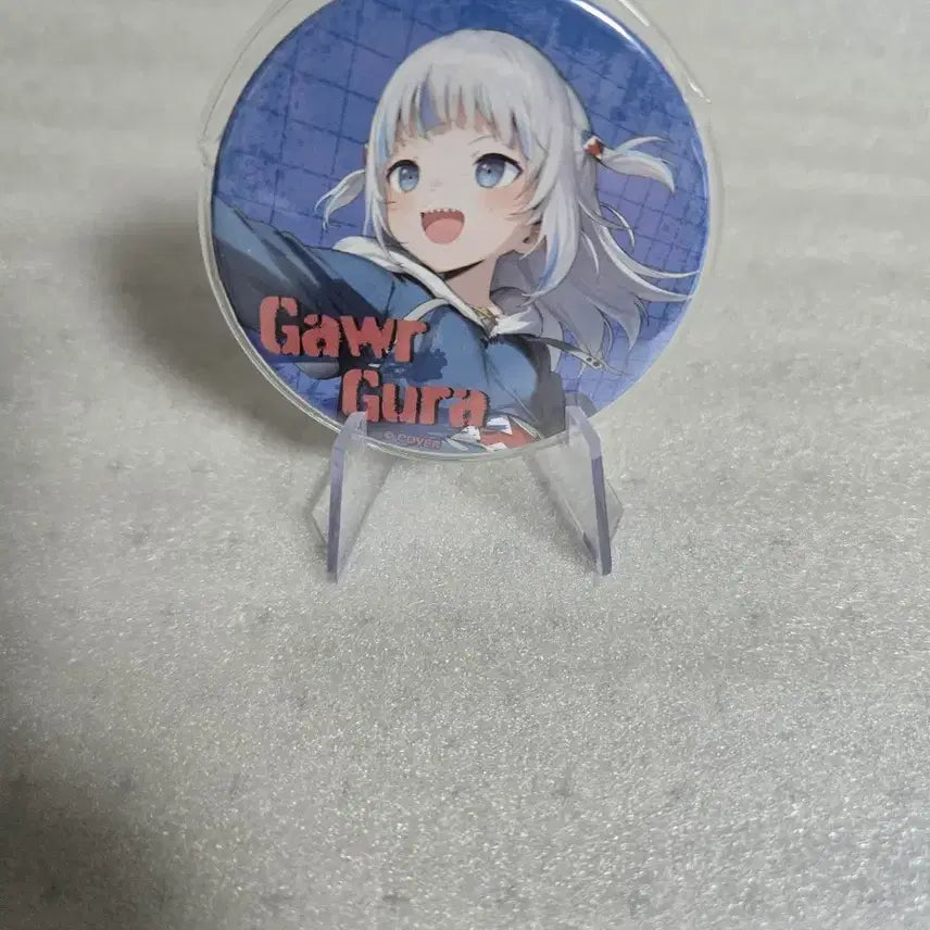 [BUNJANG] Hololive Gawr Gura Breaking Dimensions Can Badge / 홀로라이브 구라 Breaking Dimensions 캔뱃지