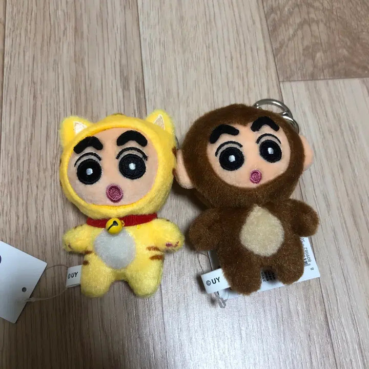 [BUNJANG] Shin-chan Keychain Set (Cat &amp; Monkey) / 고양이짱구 원숭이짱구 키링세트