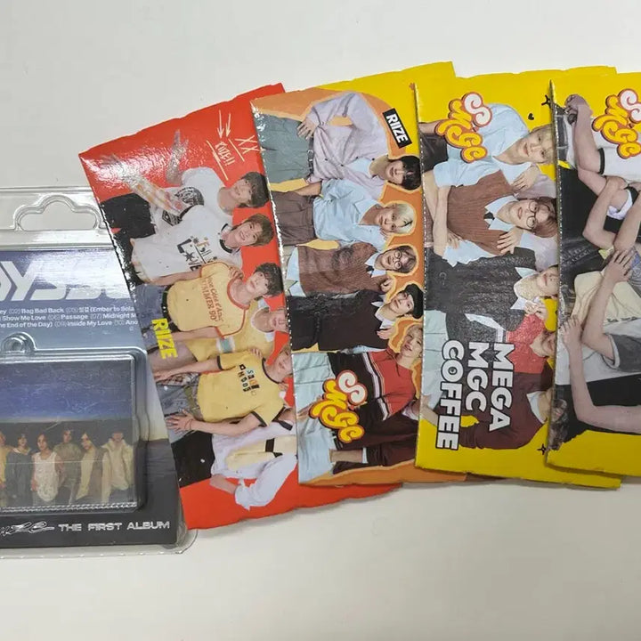 [BUNJANG] RIIZE Odyssey Mega Coffee Smini Album / 라이즈 오디세이 메가커피 스미니 &amp; 컵홀더 일괄