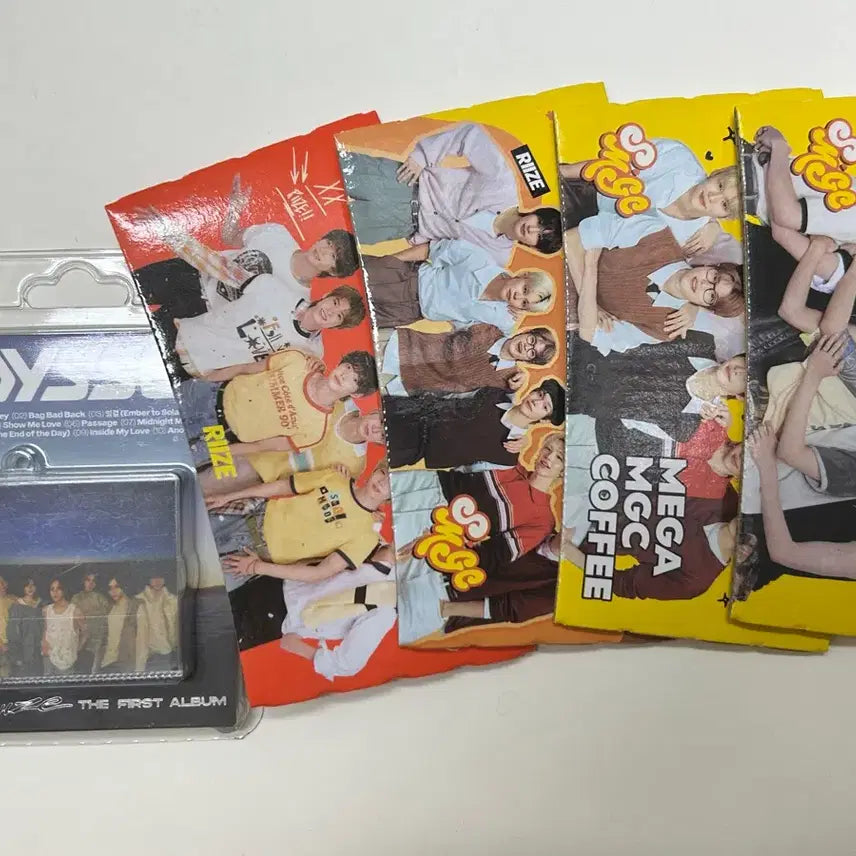 [BUNJANG] RIIZE Odyssey Mega Coffee Smini Album / 라이즈 오디세이 메가커피 스미니 &amp; 컵홀더 일괄