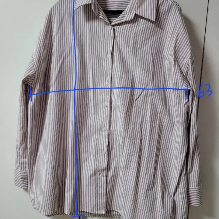 [BUNJANG] Strye Embroidered Stripe Shirt / 스트라이 자수 셔츠