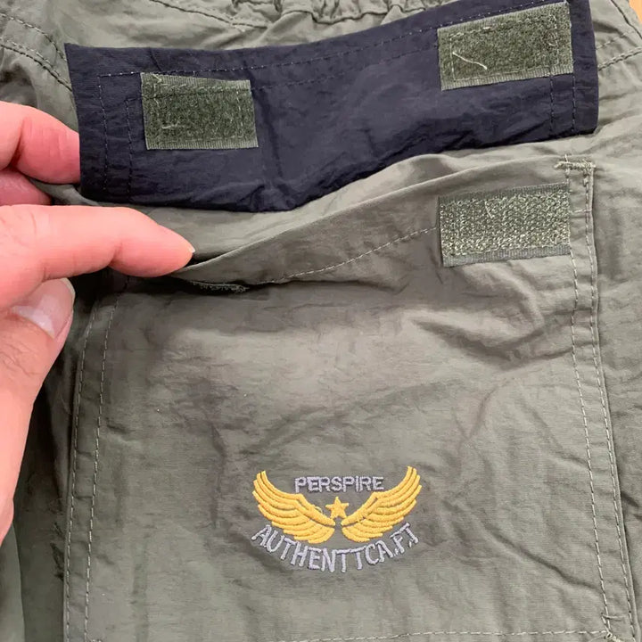 [BUNJANG] Perspire Aviation Style Jogger Pants - Khaki / (새것) 퍼스파이어 항공st 조거 팬츠 / 카키