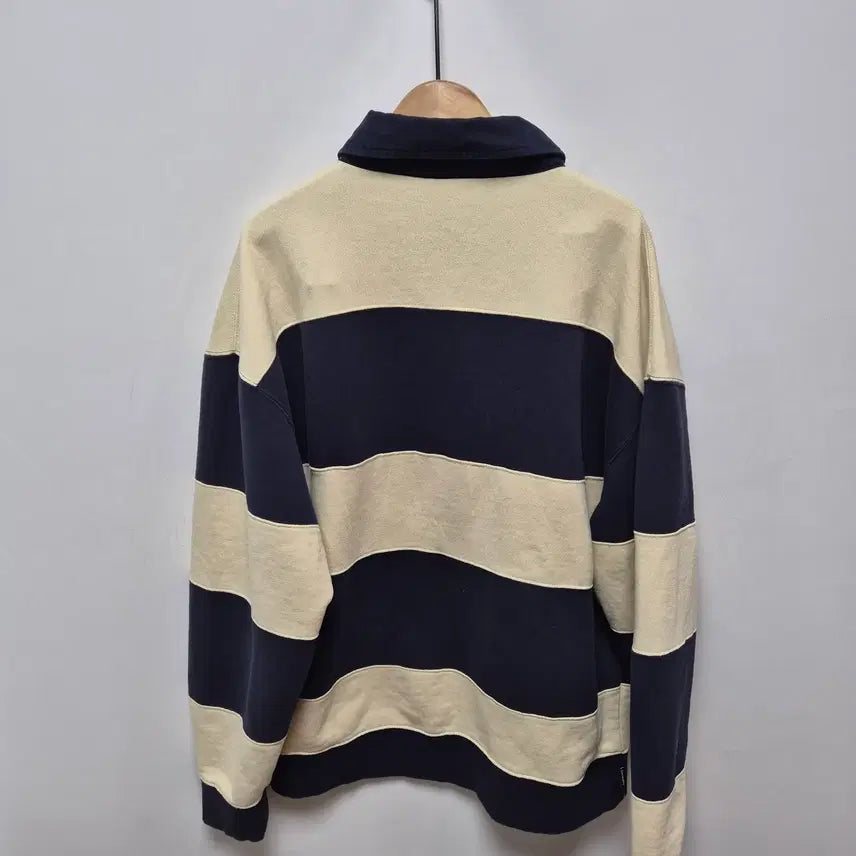[BUNJANG] Covernat Stripe Pique T-Shirt XL / (33) 커버낫 스트라이프 PK 티셔츠