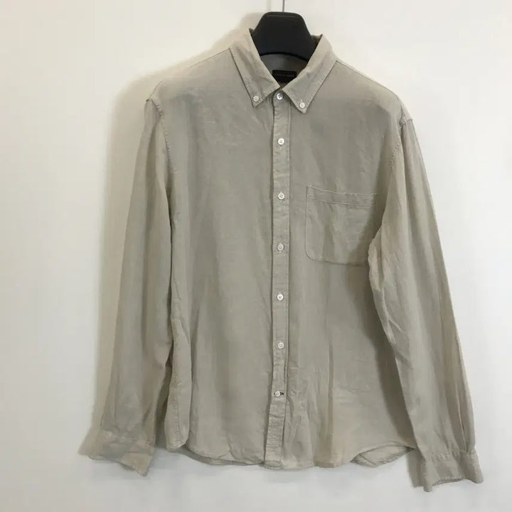 [SOLD OUT] 클럽모나코 린넨 코튼셔츠 아이보리 [L]