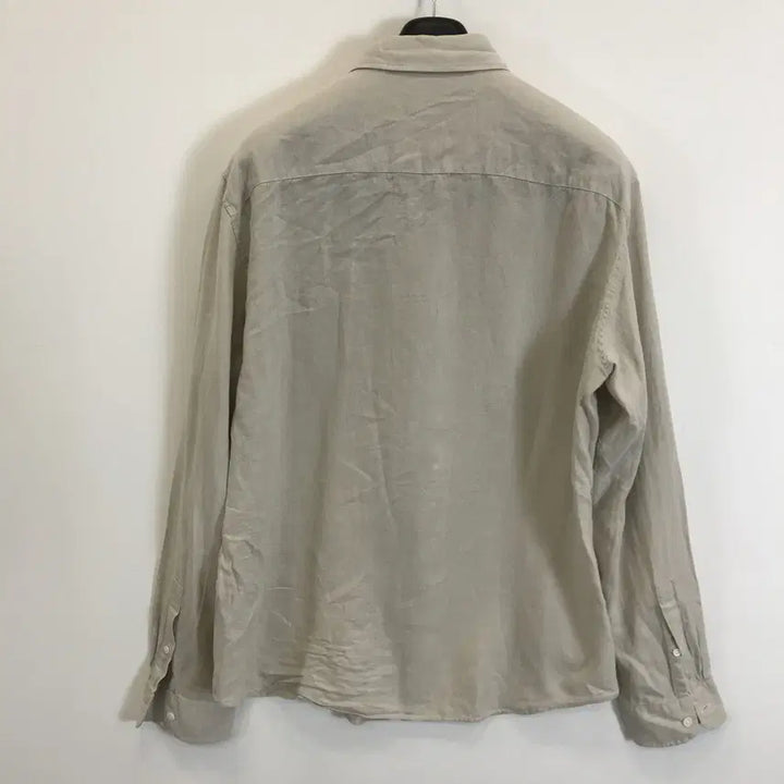 [SOLD OUT] 클럽모나코 린넨 코튼셔츠 아이보리 [L]