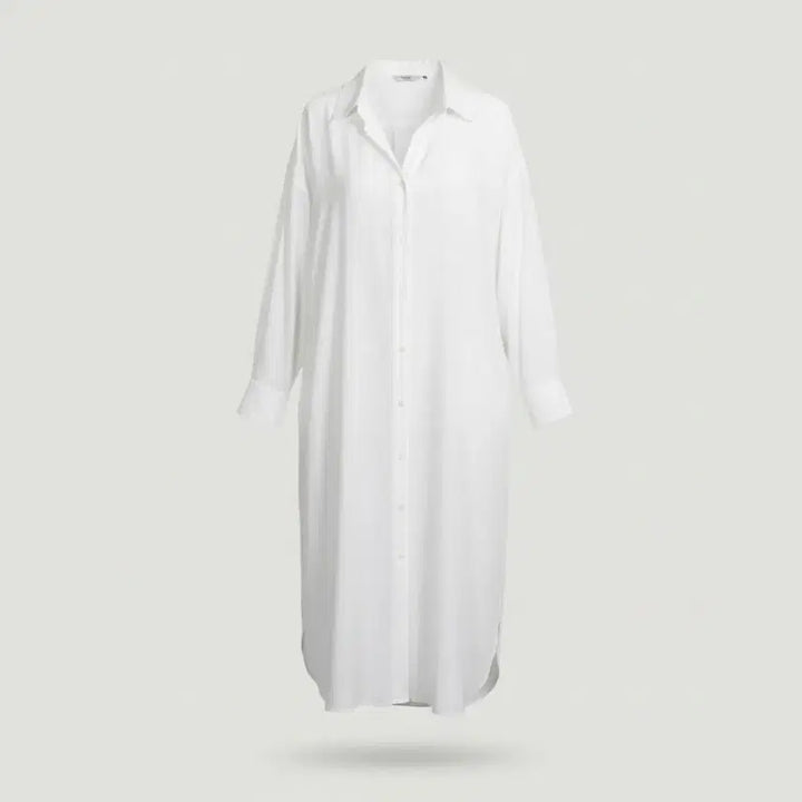 [BUNJANG] Unverse Oversized Cotton Linen Shirt Dress / 여성F / 언벌스 오버핏 코튼 린넨 셔츠원피스WT 15-1