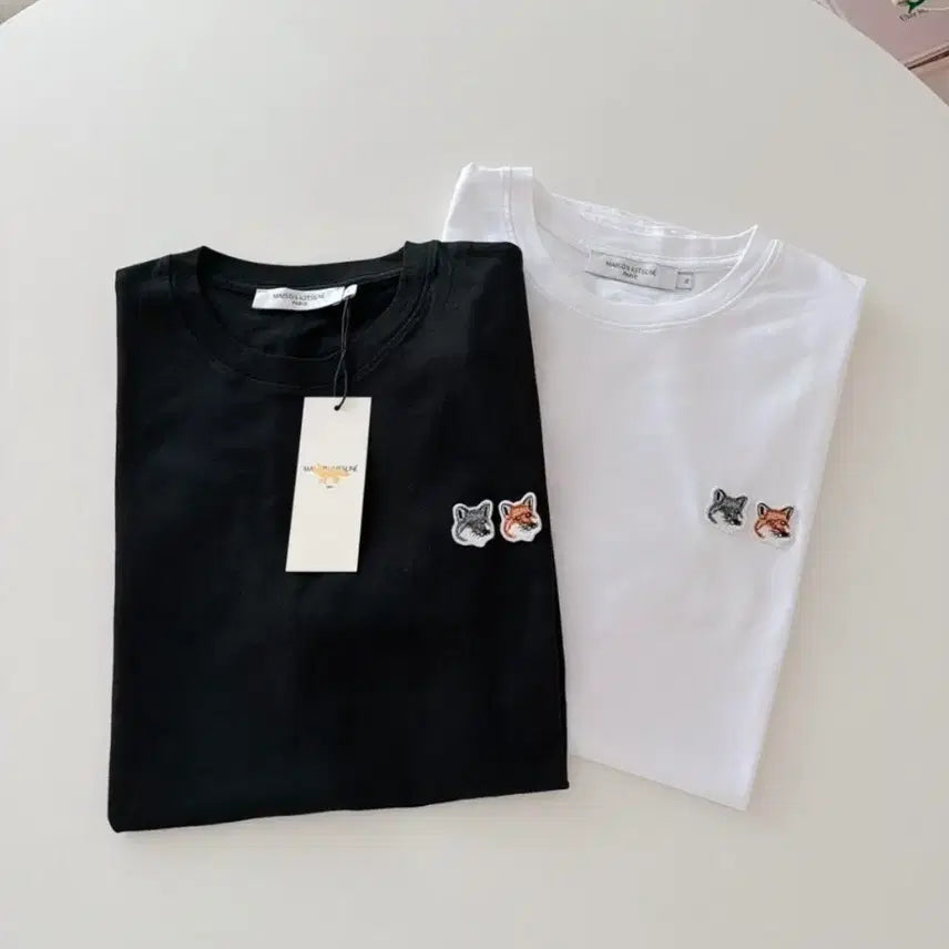 [BUNJANG] Maison Kitsune Double Fox Head Short Sleeve T-shirt / 
