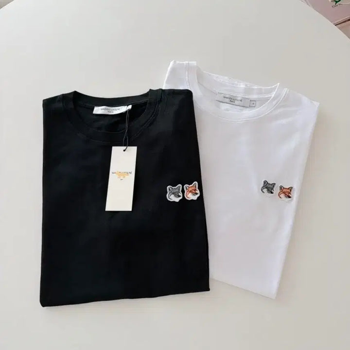 [BUNJANG] Maison Kitsune Double Fox Head Short Sleeve T-shirt / 
