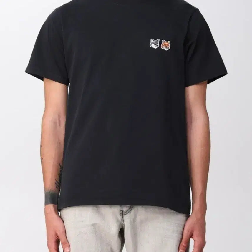 [BUNJANG] Maison Kitsune Double Fox Head Short Sleeve T-shirt / 