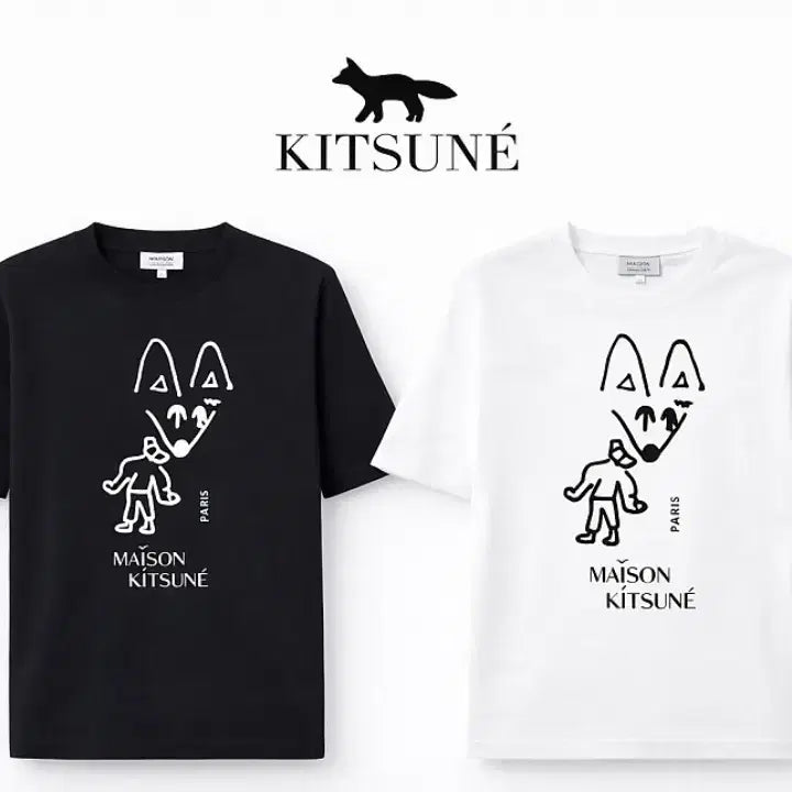 [BUNJANG] Maison Kitsune Party Fox T-shirt / 