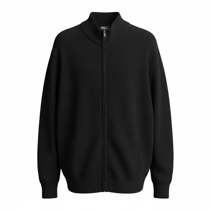 [BUNJANG] Eddie Bauer Wool Blend Zip-Up Knit BK Men&