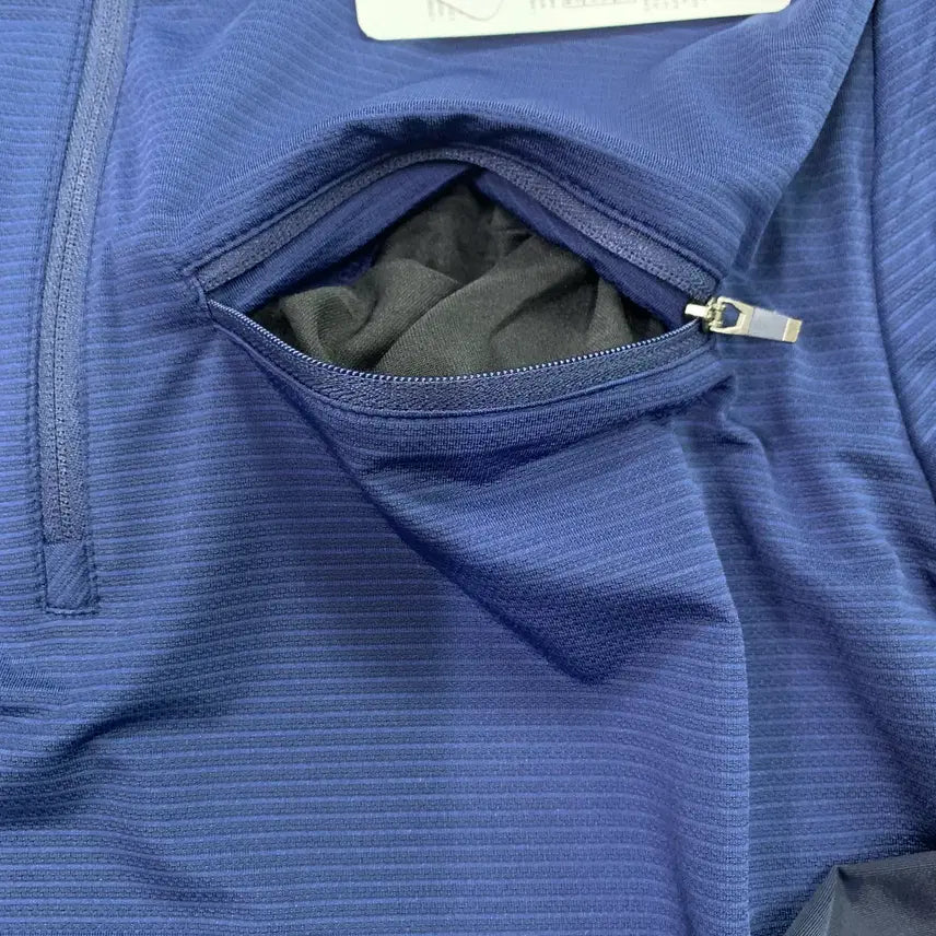 [BUNJANG] BFL Outdoor Cooling Zip-up T-shirt Navy / (새것) BFL 아웃도어 쿨링 집업 토시 티셔츠 / 네이비