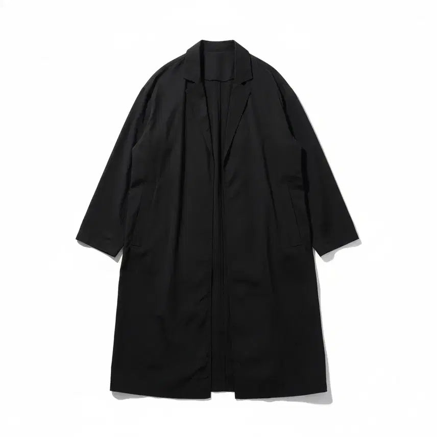 [BUNJANG] Inooff Basic Oversized Nylon Long Jacket / 여성F / 이노프 베이직 오버핏 나일론 롱자켓BK 15-4