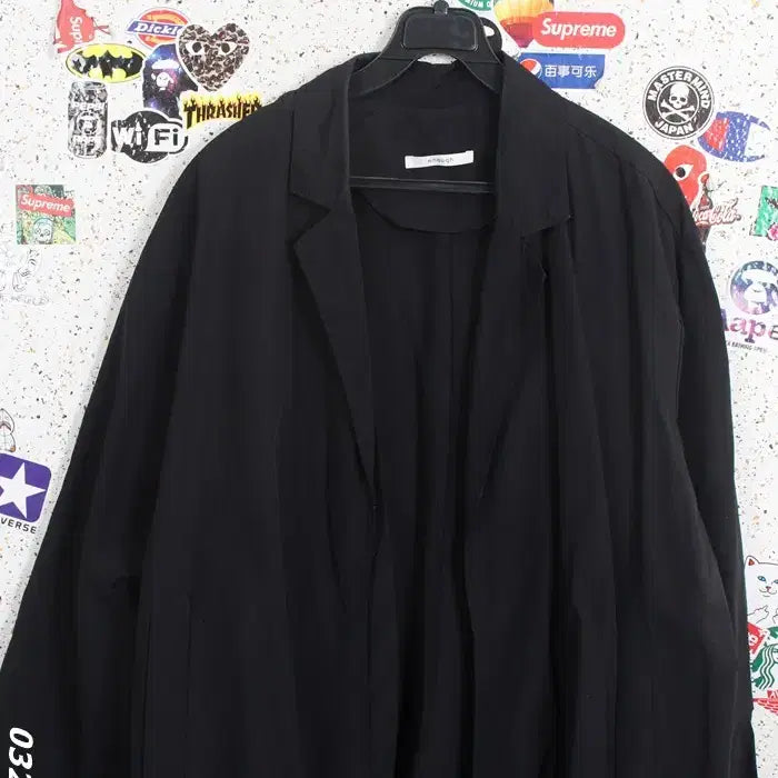 [BUNJANG] Inooff Basic Oversized Nylon Long Jacket / 여성F / 이노프 베이직 오버핏 나일론 롱자켓BK 15-4