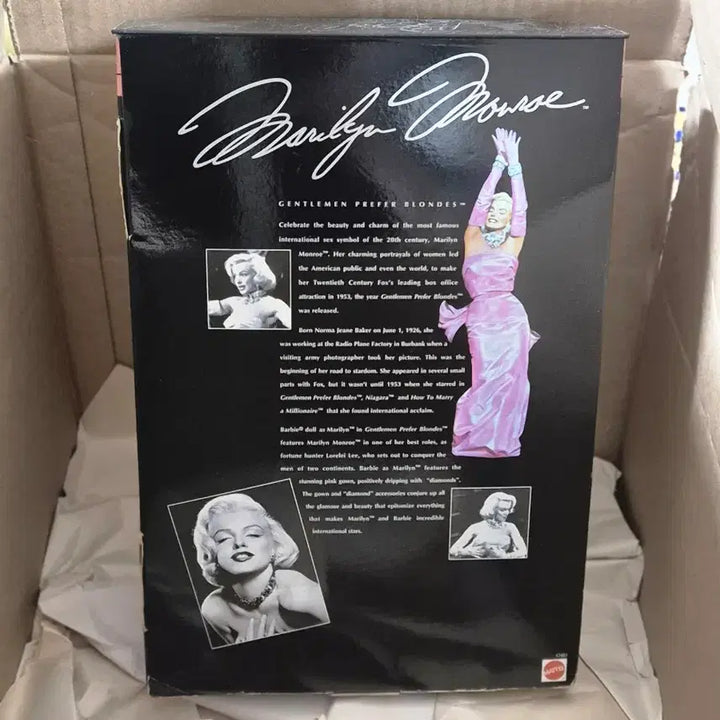 [BUNJANG] Vintage Barbie Marilyn Monroe Gentlemen Prefer Blondes Doll / 빈티지 바비 마릴린 먼로 핑크 신사는 금발을 좋아해