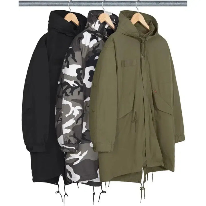[BUNJANG] Supreme Futura Fishtail Parka Olive Large / 슈프림 푸츄라 피쉬테일 올리브 라지