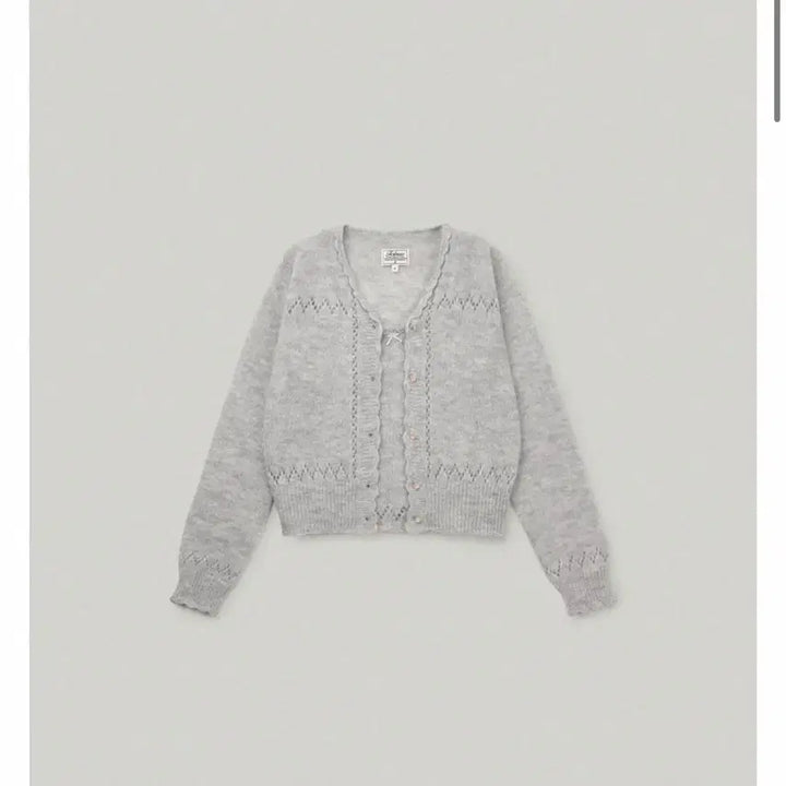 [BUNJANG] Paul &amp; Joe Rose Lace Cardigan Set - Gray / 폴뉴아 로제 레이스 가디건세트 그레이