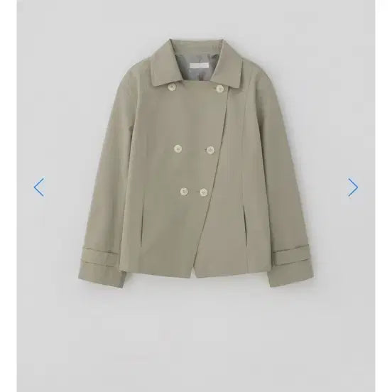 [BUNJANG] Tanat T/T Double Half Trench Coat (Beige) / 타낫 T/T Double half trench coat (beige)